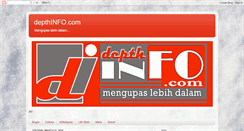 Desktop Screenshot of depthinfo.com